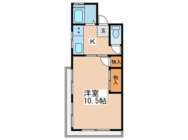 錦マンションの物件間取画像